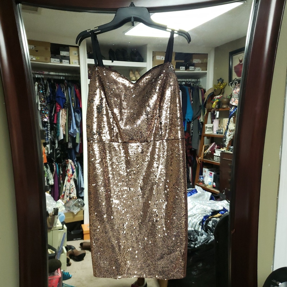 Reversible Sequin Dress
